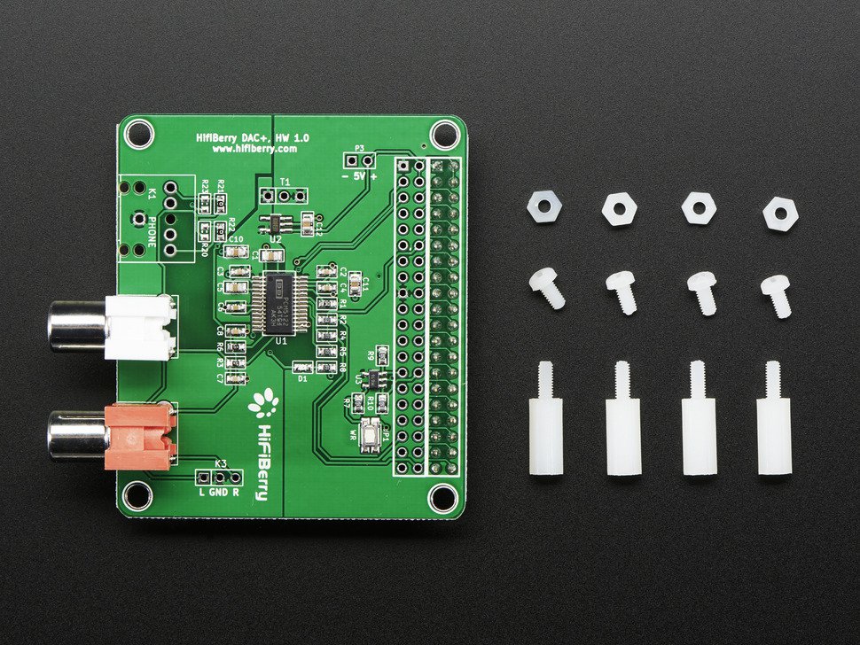 HiFiBerry DAC + HAT Standard RCA