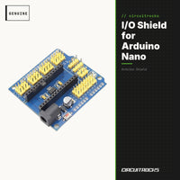 I/O Shield for Arduino Nano - Pin Breakout Adapter - genuine, circuit.rocks