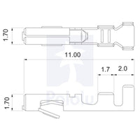JST Connector - SM-Series 2-Pin Plug + Receptacle - view 4