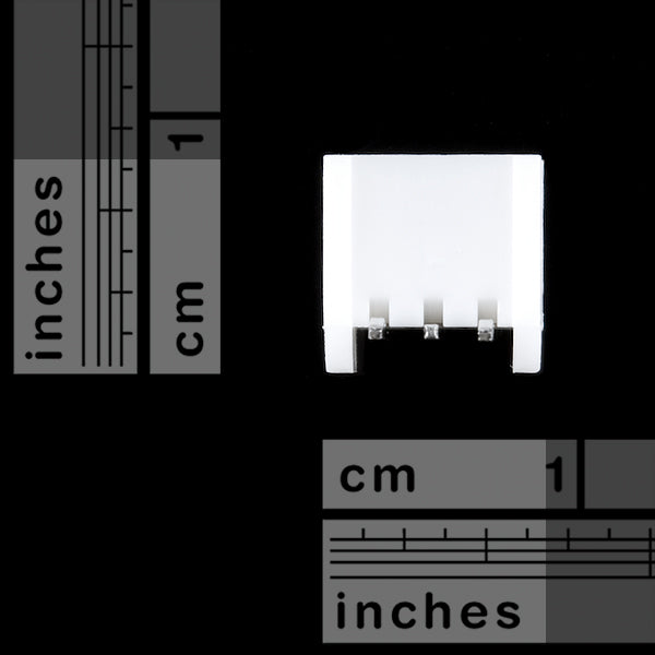 JST Right Angle Connector Through-Hole 3-Pin