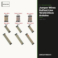 Jumper Wires DuPont Line 10/20/30cm Arduino - genuine, circuit.rocks