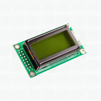 LCD 0802 Character Display Green 5V - 8x2 Mini Display