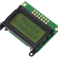 Pololu 8x2 Character LCD Black Bezel (POL356) - Pololu photo 1