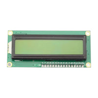 I2C LCD 1602 Display Yellow - 16x2 Character Module - circuit.rocks