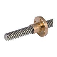 Lead Screw T8 1000mm Stainless w/ Brass Nut - circuit.rocks