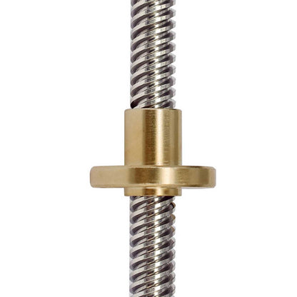 Lead Screw T8 500mm Stainless Steel with Brass Nut