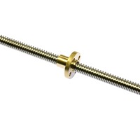 Lead Screw T8 Stainless Steel With Brass Nut Actuators Robotics - circuitrocks