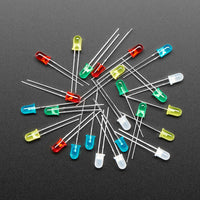 LED 5mm 25PCS Red / Green / Yellow / Blue / White - circuitrocks