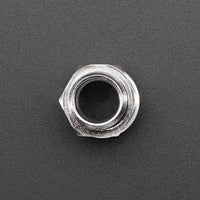 LED Holder 5mm Chromed Metal Narrow Bevel 5PCS - circuitrocks
