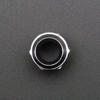 LED Holder 5mm Chromed Metal Narrow Bevel 5PCS - circuitrocks