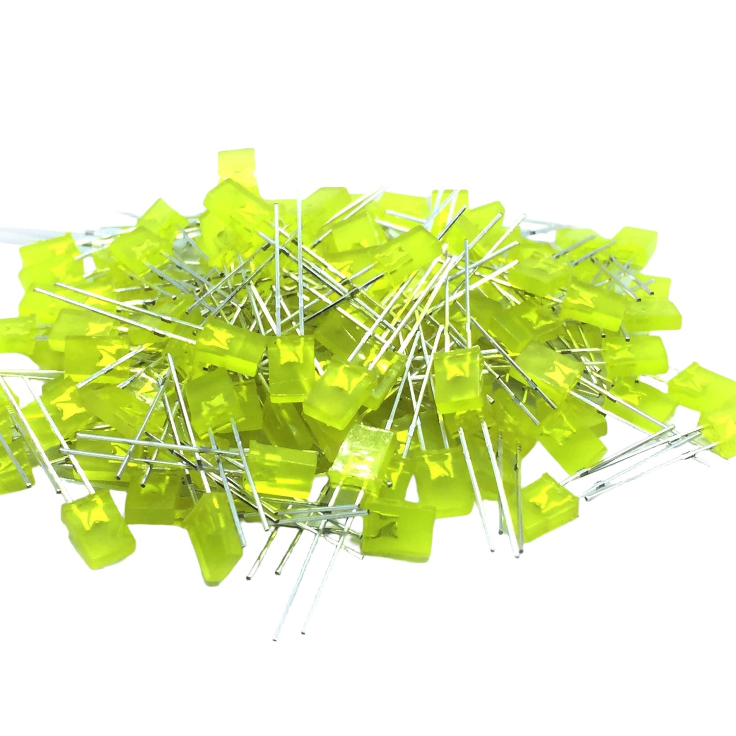 LED Rectangle Yellow 2x5x7mm 50pk (2350)