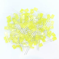 LED Rectangle Yellow 2x5x7 mm 50PCS - circuitrocks