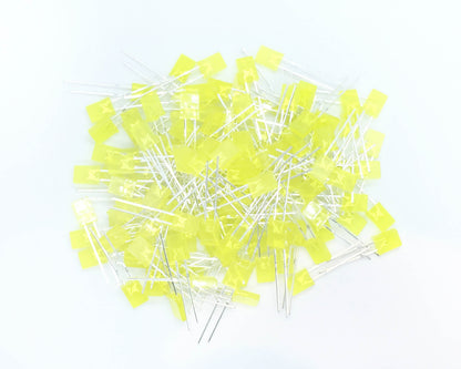 LED Rectangle Yellow 2x5x7 mm 50PCS
