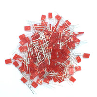 LED Rectangle Red 2x5x7mm 5pcs - view 2