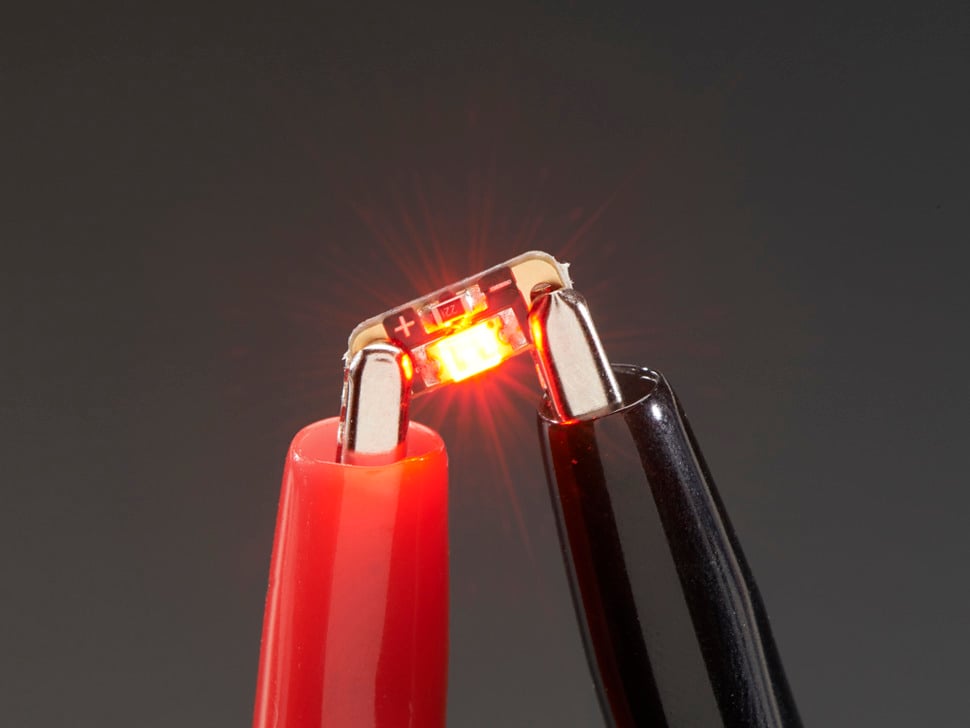 Adafruit LED Sequins - Ruby Red - Pack of 5