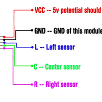 Line Tracking Sensor 3-Channel Module - view 4