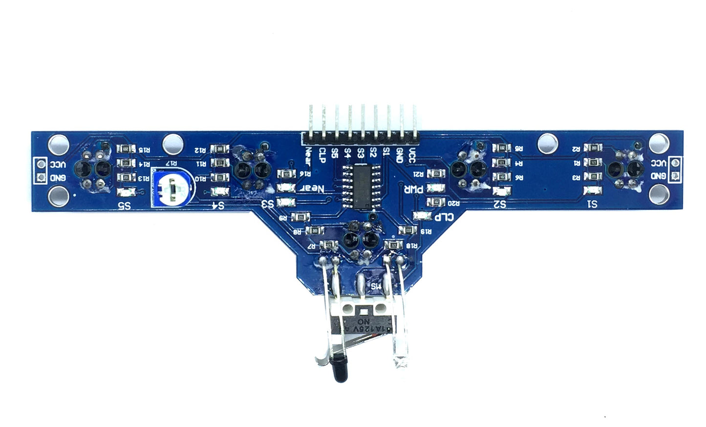 Line Tracking Sensor 5 Channel Module with Obstacle and Bump Sensor