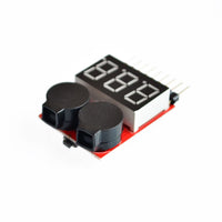 LiPo Battery Tester & Low Voltage Buzzer 1S to 8S - circuitrocks