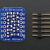 Logic Level Converter 4-channel I2C-safe Bi-directional BSS138 - circuitrocks