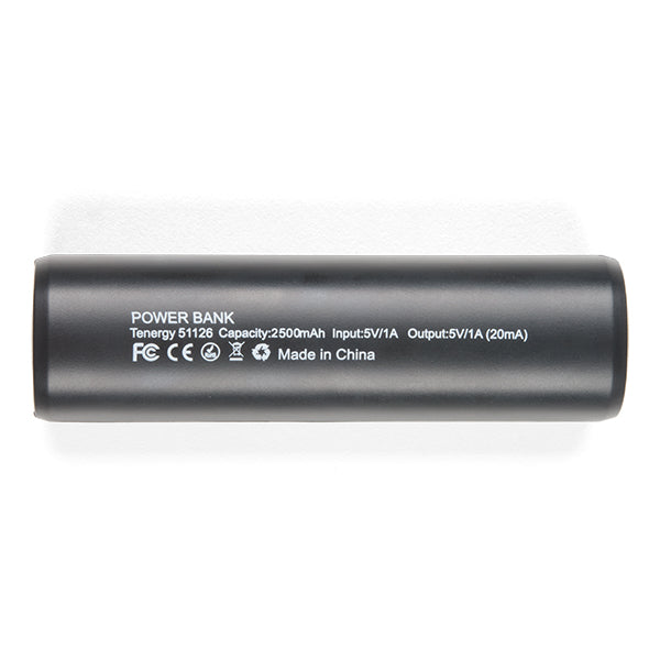 Low Current Lithium Ion Battery Pack - 2500 mAh (USB)