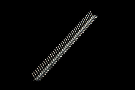 Male Header 40 Pin Break Away Right Angle 5PCS - circuitrocks