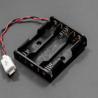 DFRobot 3xAA Battery Holder w/ MicroUSB - FIT0362 - view 3