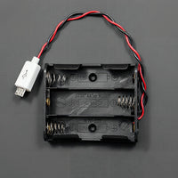 DFRobot 3xAA Battery Holder w/ MicroUSB - FIT0362