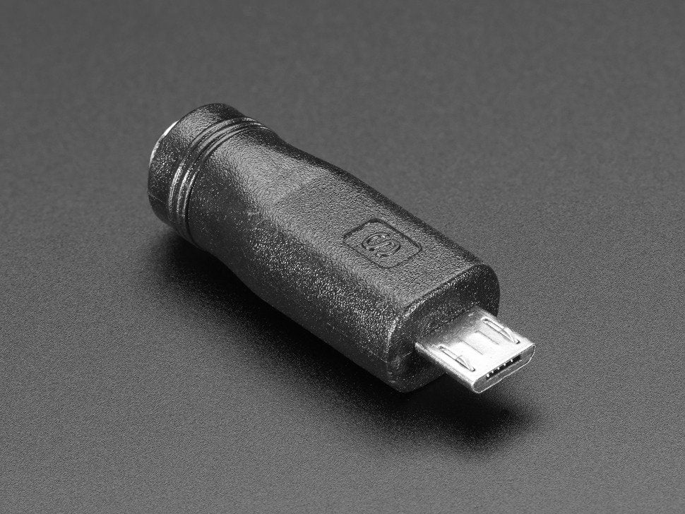 MicroUSB to 5.5 2.1mm DC Barrel Jack Adapter