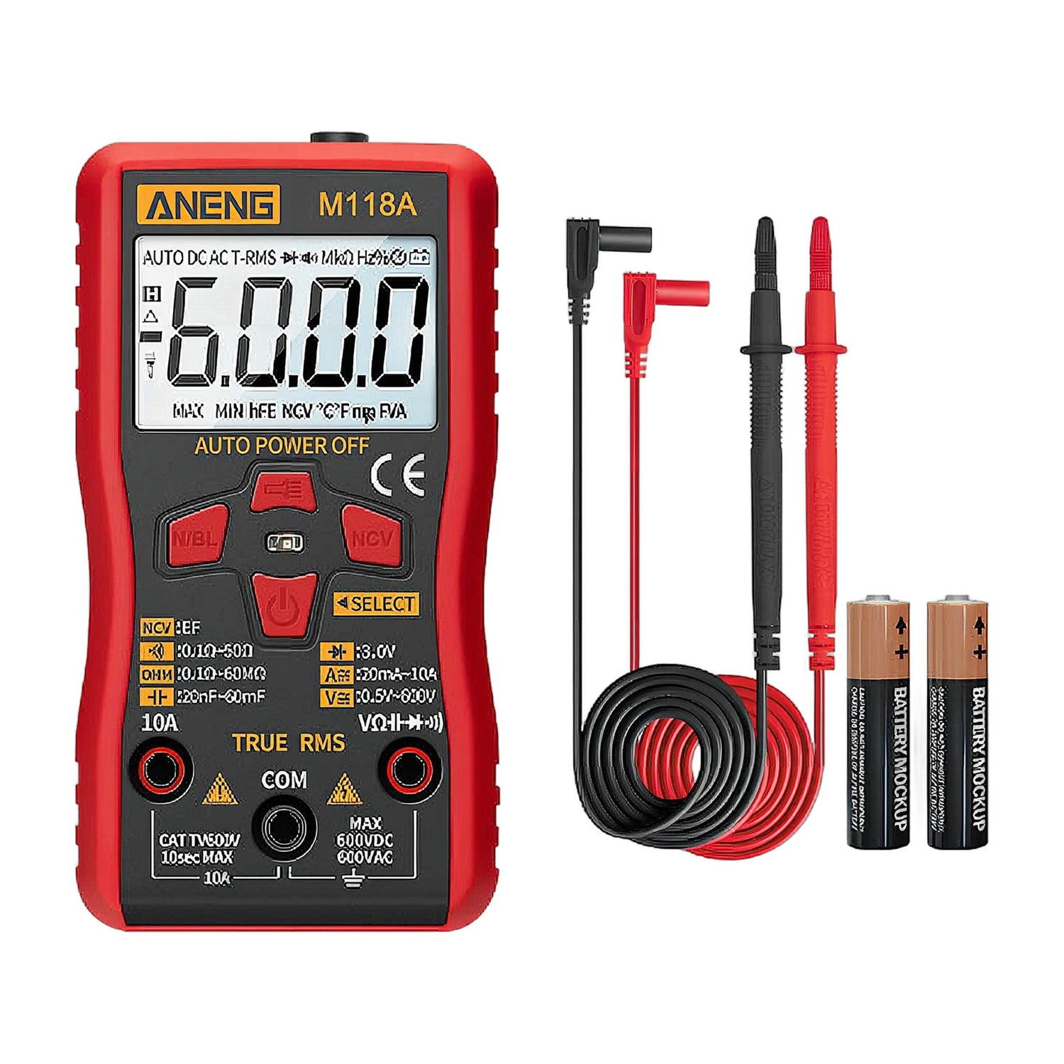 Mini Digital Multimeter M118A - Compact Auto-Range DMM - circuit.rocks