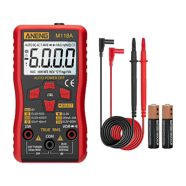 Mini Digital Multimeter M118A - Compact Auto-Range DMM - circuit.rocks