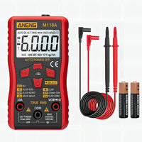 Mini Digital Multimeter M118A - Compact Auto-Range DMM