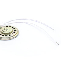 Mini Metal Speaker w/ Wires 8 ohm 0.5W - circuitrocks