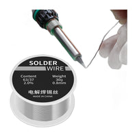 Solder Wire 30g 0.8mm - 60/40 Tin-Lead Rosin Core - circuit.rocks