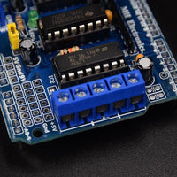 Motor Driver Shield Four Channel L293D For Arduino - circuitrocks