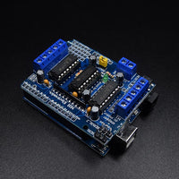 Motor Driver Shield Four Channel L293D For Arduino - circuitrocks