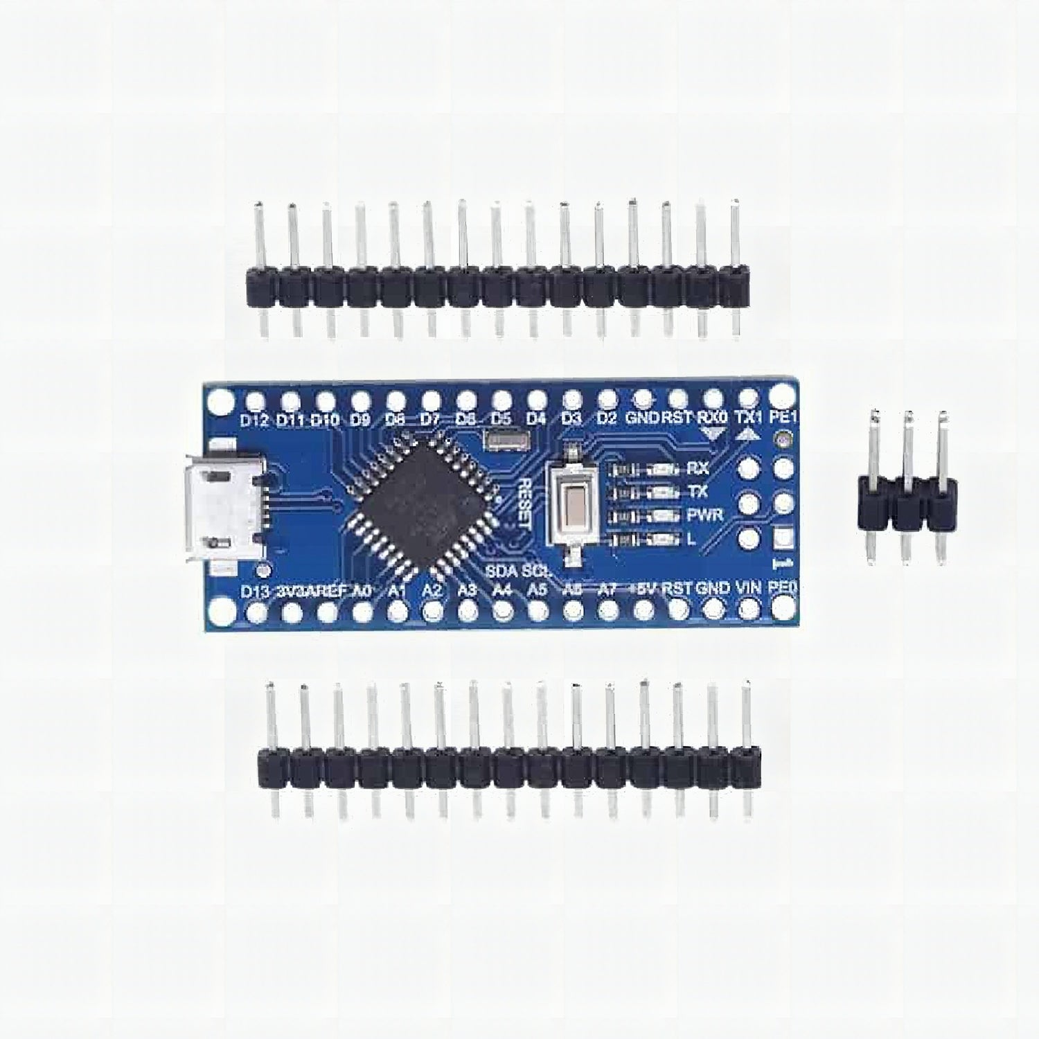 Arduino-Compatible Nano CH340 - Unsoldered, Multi USB
