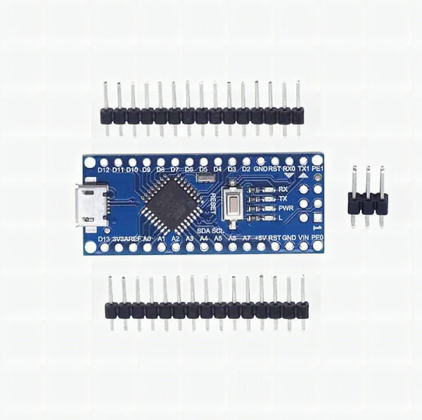 Arduino-Compatible Nano CH340 - Unsoldered, Multi USB