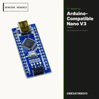 Arduino-Compatible Nano V3 - CH340 USB, ATmega328P Pre-Soldered - genuine, circuit.rocks