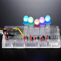 NeoPixel Diffused 8mm Through-Hole LED - 5 Pack - circuitrocks