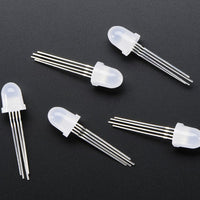 NeoPixel Diffused 8mm Through-Hole LED - 5 Pack - circuitrocks