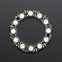 NeoPixel Ring - 12 x 5050 RGBW LEDs w/ Integrated Drivers - circuitrocks