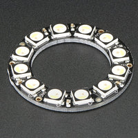 NeoPixel Ring - 12 x 5050 RGBW LEDs w/ Integrated Drivers - Natural White - ~4500K - circuitrocks