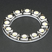 NeoPixel Ring - 12 x 5050 RGBW LEDs w/ Integrated Drivers - Warm White - ~3000K - circuitrocks
