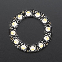 NeoPixel Ring - 12 x 5050 RGBW LEDs w/ Integrated Drivers - Warm White - ~3000K - circuitrocks