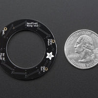 NeoPixel Ring - 12 x 5050 RGBW LEDs w/ Integrated Drivers - Warm White - ~3000K - circuitrocks