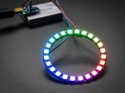 NeoPixel Ring 24x5050 RGB LED with Integrated Drivers
