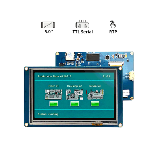 Nextion 5.0" UART TFT LCD Module Display Panel NX8048T050
