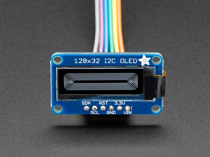 OLED Monochrome 128x32 I2C graphic display