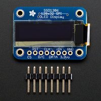 Adafruit OLED 128x32 SPI Monochrome Display - 661 - view 8