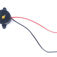 Active piezo buzzer HP2312XW, 12 V rated, 3–20 V operating (front)